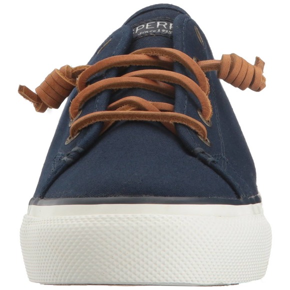 Sperry Top Sider Crest Vibe Canvas Sneakers Navy Women's Size 5M - Picture 1 of 8